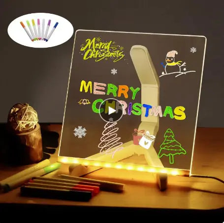 🌟🎨 LED Drawing Board Lamp for Kids — Light-up Creativity! 🌟