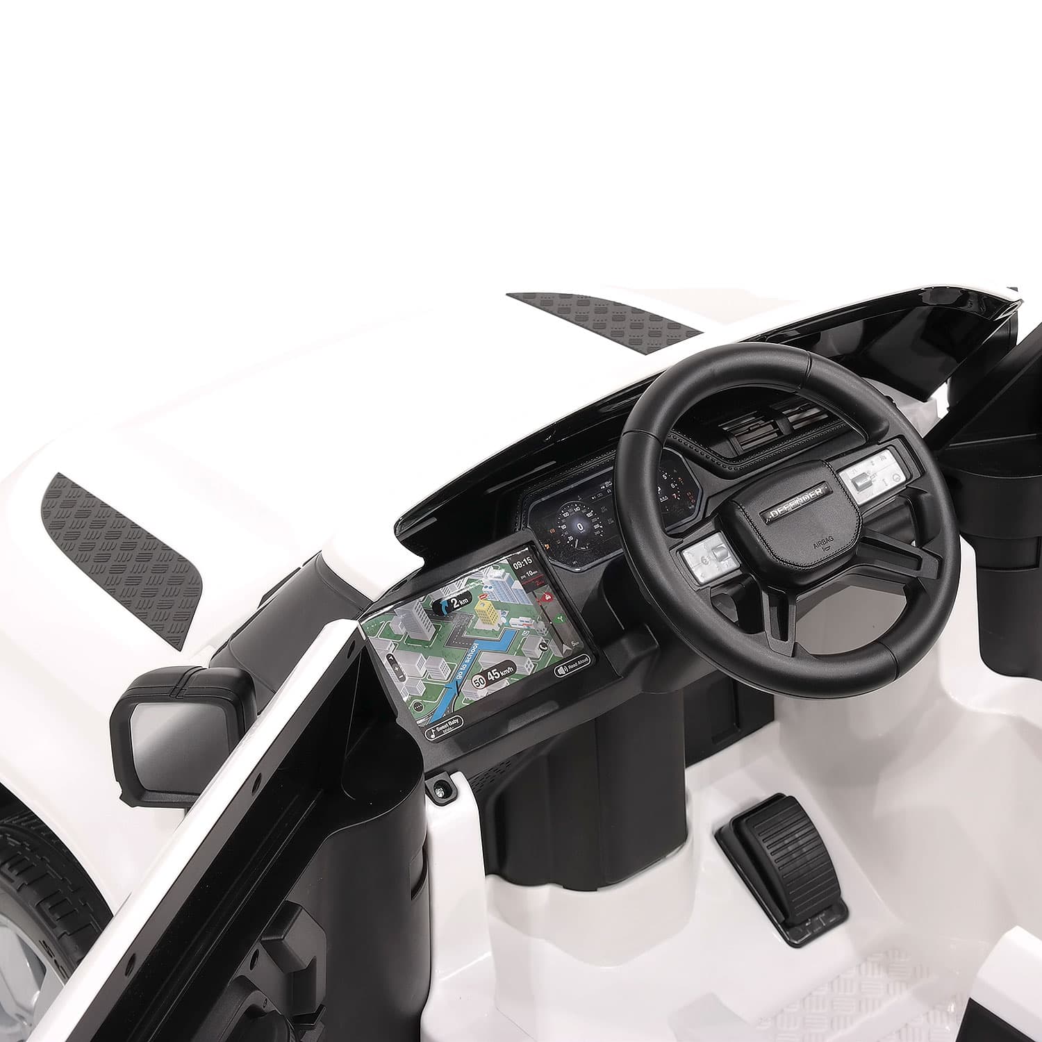 Land Rover Defender 12V Kids Ride-On Car with R/C Parental Remote | Black