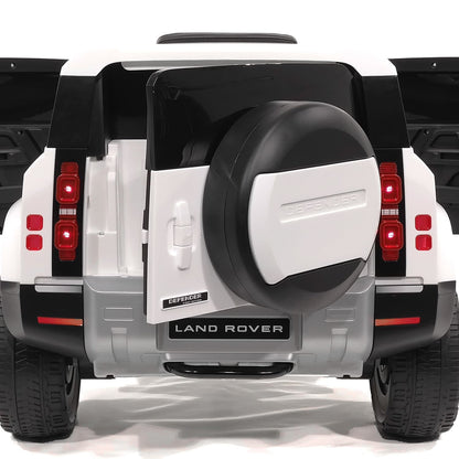 Land Rover Defender 12V Kids Ride-On Car with R/C Parental Remote | Black - The Little Big Store