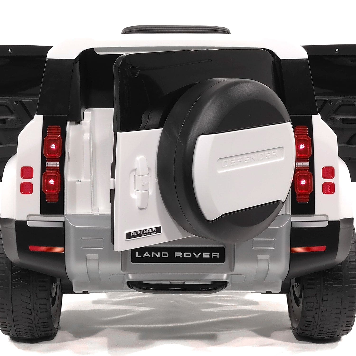Land Rover Defender 12V Kids Ride-On Car with R/C Parental Remote | Red - The Little Big Store