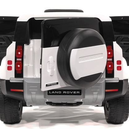 Land Rover Defender 12V Kids Ride-On Car with R/C Parental Remote | Red - The Little Big Store