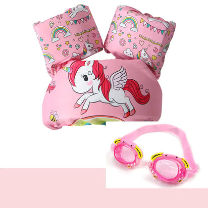 Children's Swim Arm Floats and Vest for Learning to Swim