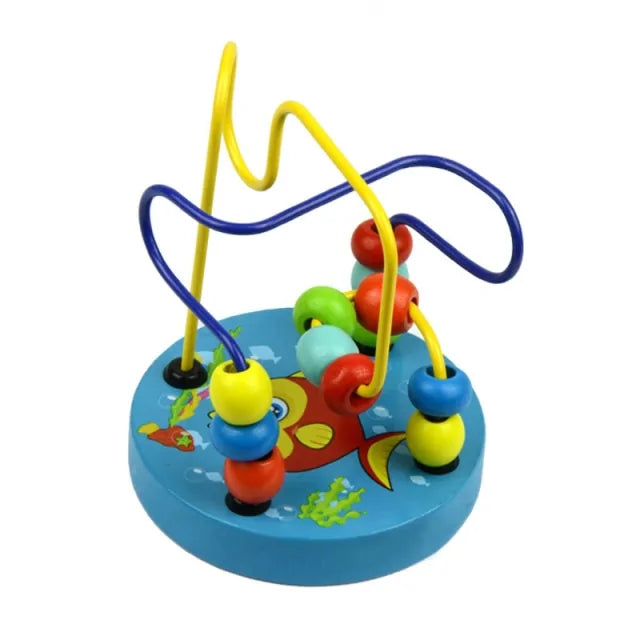 Baby Toy Wooden Roller Coaster - The Little Big Store