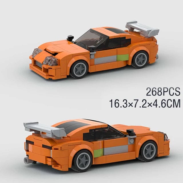 MOC 911 MK4 Supra Speed Champions Racing Car - The Little Big Store