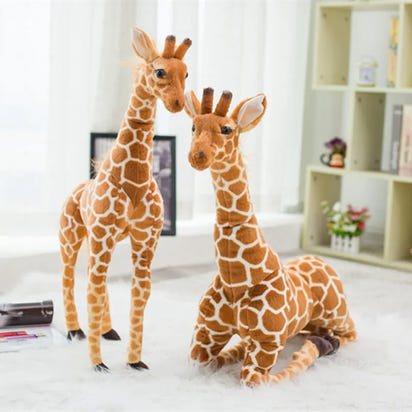 JungleGiant™ 🦒 – Life-Size Giraffe Plush Toy for Kids & Decor
