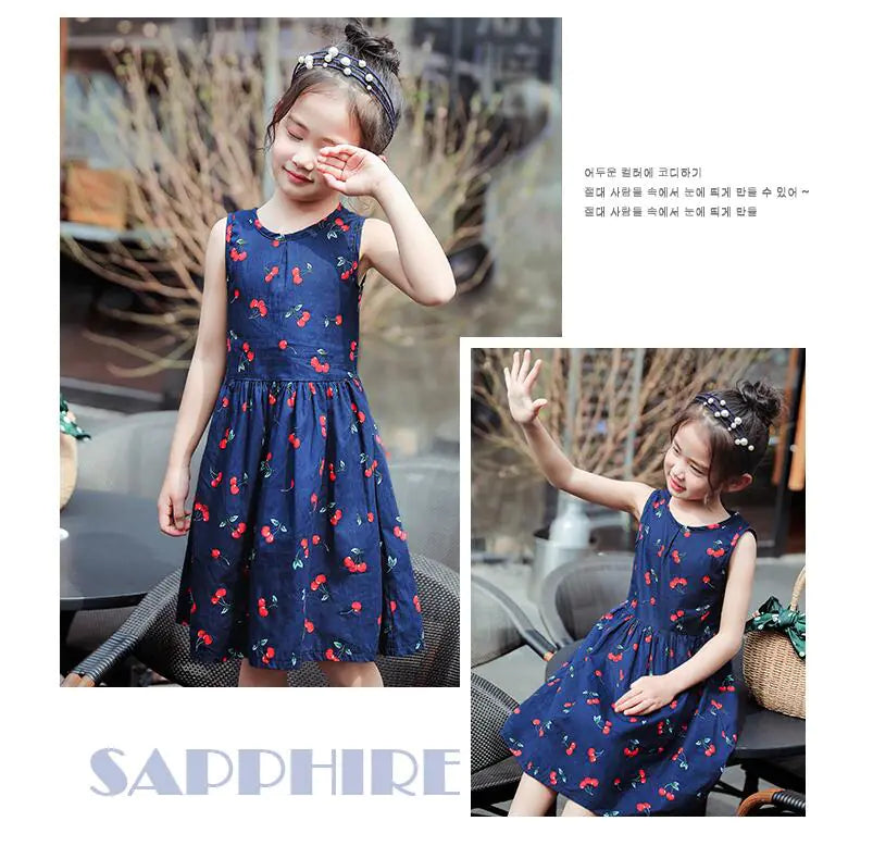 ☁️ BreezyBelle™ Cotton Princess Dress for Girls 🌼