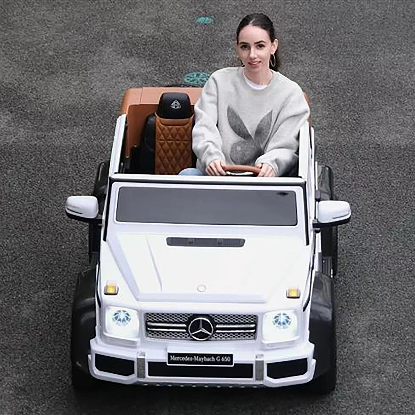 ✨ Licensed 24V Mercedes-Maybach G650 Kids Ride-On Car – Luxury 2-Seater with Brushless Motor, Remote Control & LED Lights | Ages 3–8 👑⚡