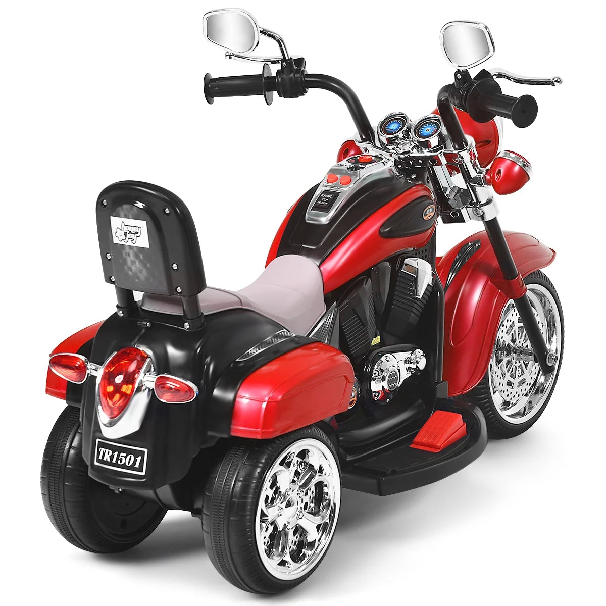 3 Wheel Kids Ride on Motorcycle 6V Battery Powered Electric Toy Red