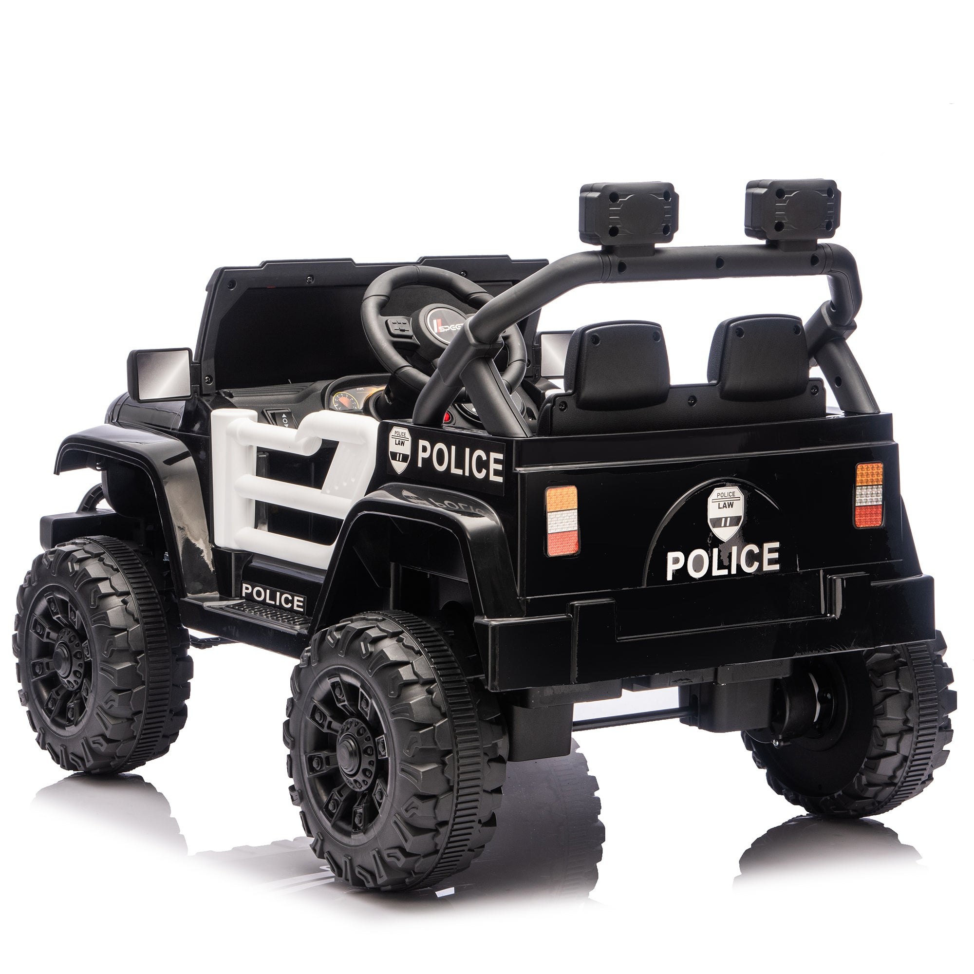 12V Kids Electric Police Car with Parent Remote Control