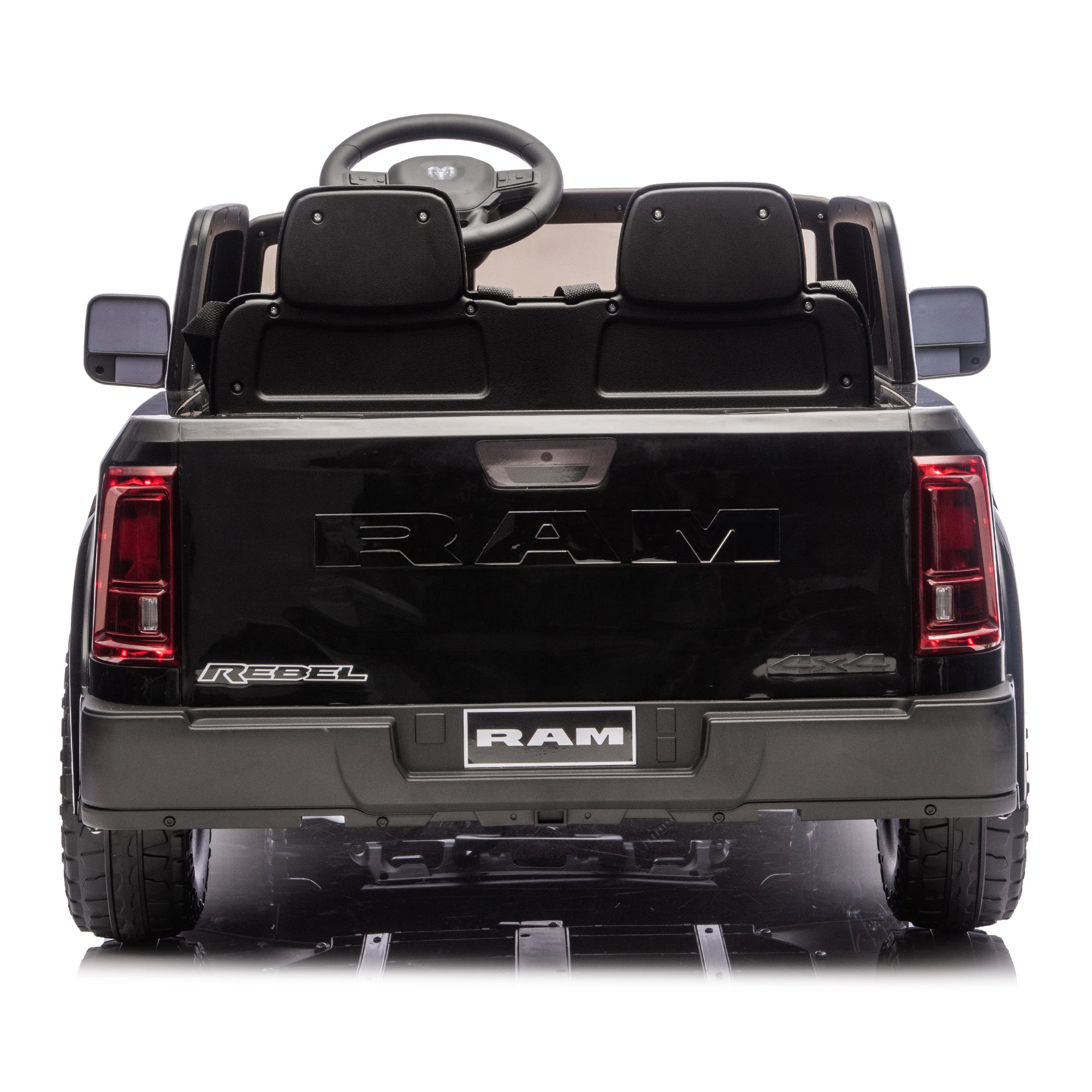 24V Licensed Dodge RAM 2500 2-Seater Ride-On Truck – Black