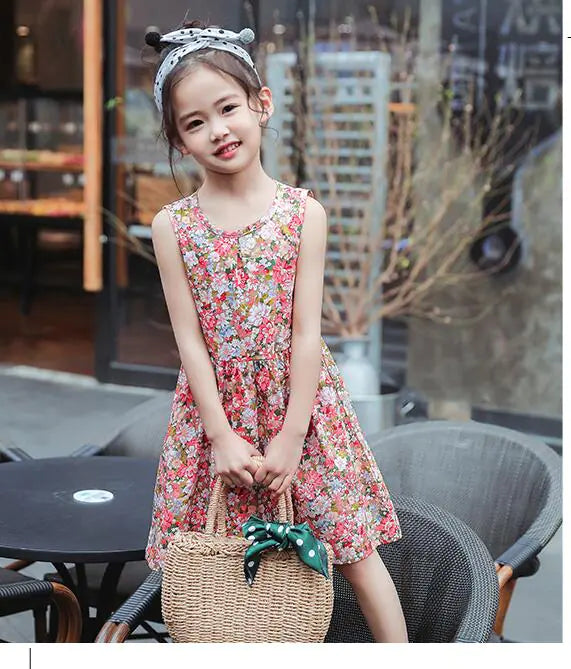 ☁️ BreezyBelle™ Cotton Princess Dress for Girls 🌼