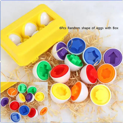 Montessori Geometric Eggs - The Little Big Store