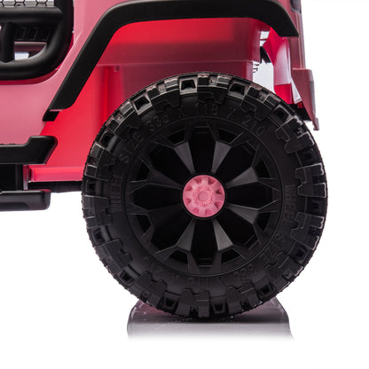 24V Two-seater Kids Ride On Electric Car W/parents control,Seat width 19.69in,400W motor,Four-wheel suspension,light&searchlight,USB,MP3,Bluetooth,Provide a speed of 1.86-4.35MPH for kids of 3+. - The Little Big Store