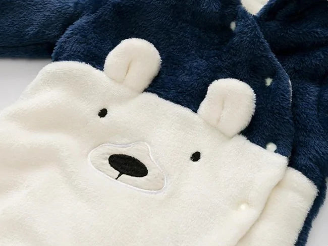 Baby Bear Hooded Jumpsuit - The Little Big Store