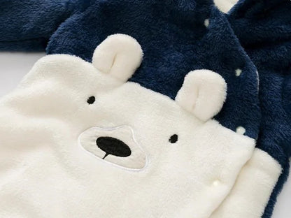Baby Bear Hooded Jumpsuit - The Little Big Store