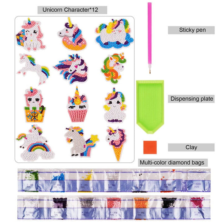 SparkleDreams: Unicorn 5D Diamond Painting Kit for Kids - The Little Big Store