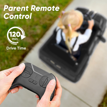 Electric Car for Kids, Licensed Ford-Shelby F-150 12V Ride on Truck Toys for Toddlers W/ Remote, 2-Hour Drive Time - Black