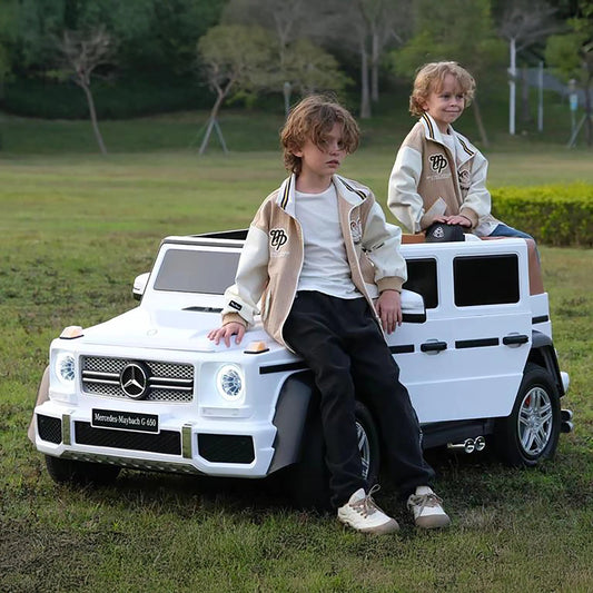 ✨ Licensed 24V Mercedes-Maybach G650 Kids Ride-On Car – Luxury 2-Seater with Brushless Motor, Remote Control & LED Lights | Ages 3–8 👑⚡