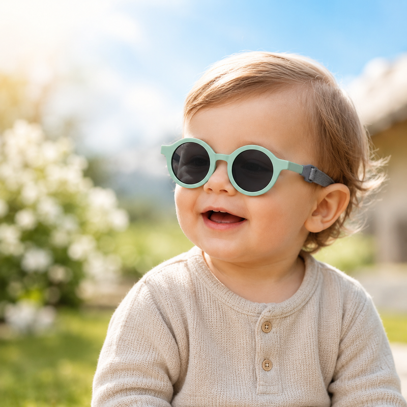 Polarized Baby Sunglasses with UV400 Protection | Flexible Infant Sun Glasses
