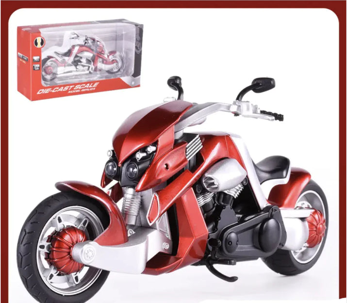 Alloy Sports Motorcycle Toy – Kids' Simulation Model - The Little Big Store