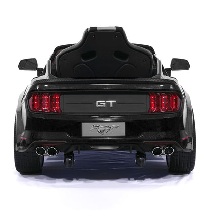 Ford Mustang GT Custom Edition 24V Kids Ride-On Car with R/C Parental Remote | Black - The Little Big Store