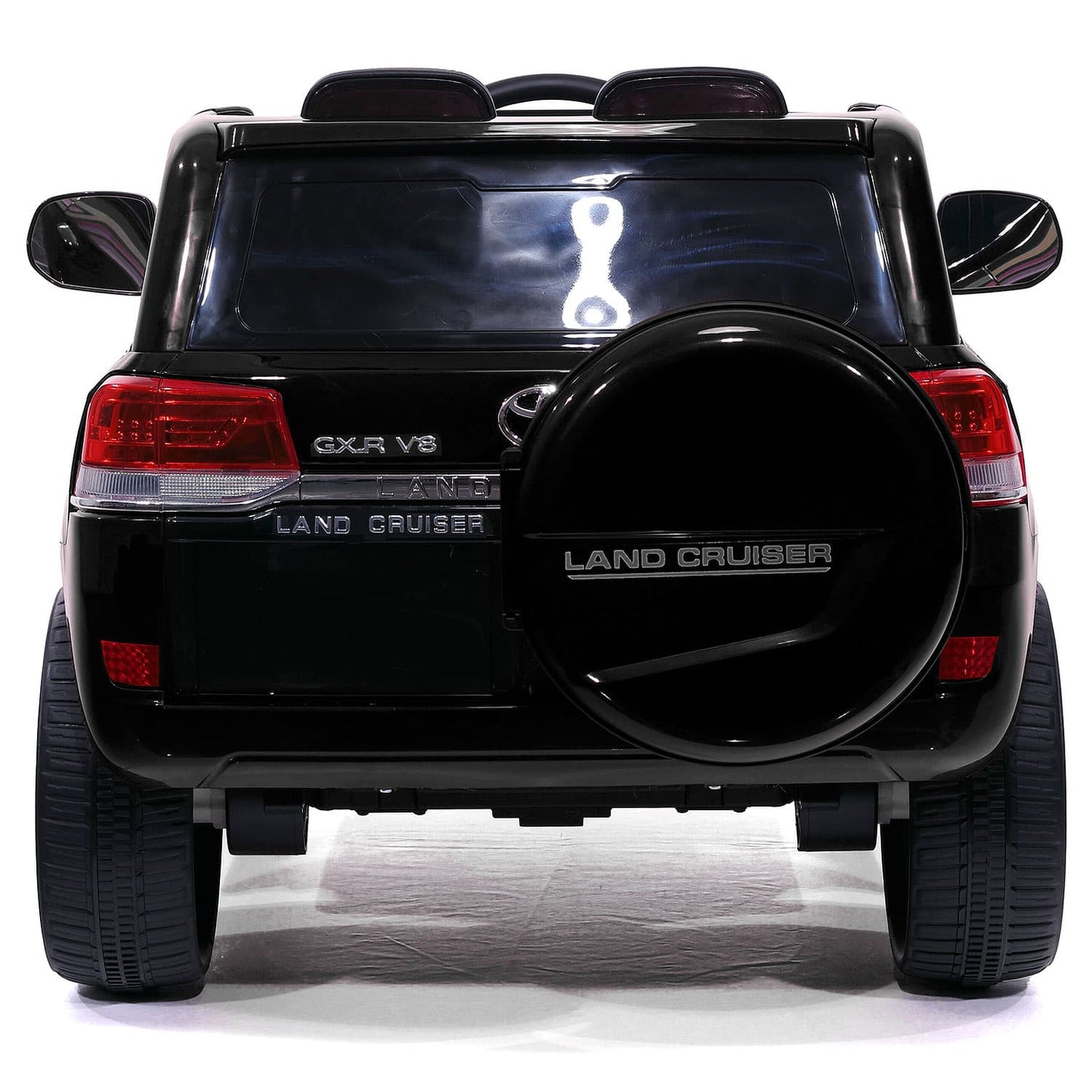 Toyota Land Cruiser 12V Kids Ride-On Car with R/C Parental Remote | Black - The Little Big Store