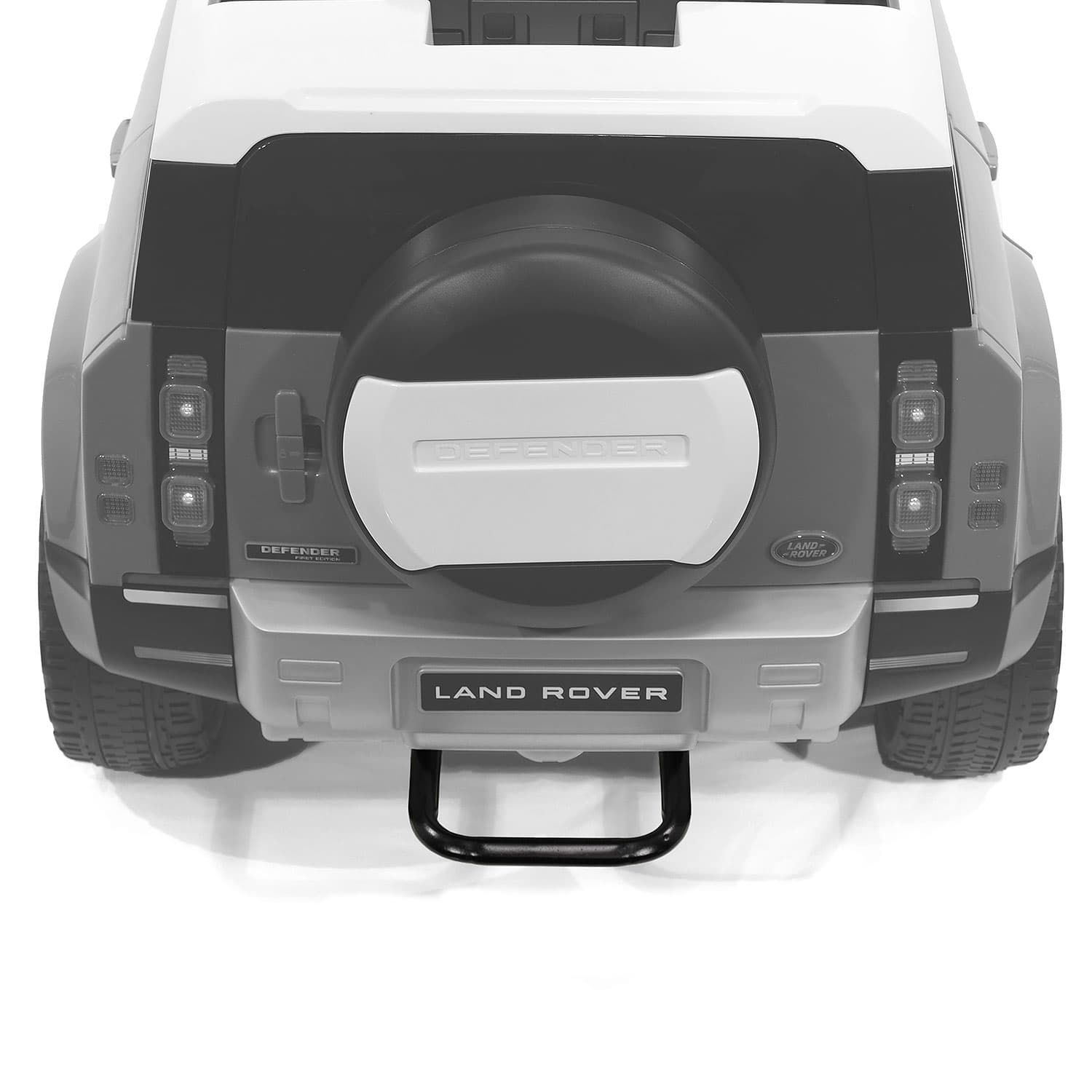 Land Rover Defender 12V Kids Ride-On Car with R/C Parental Remote | White - The Little Big Store