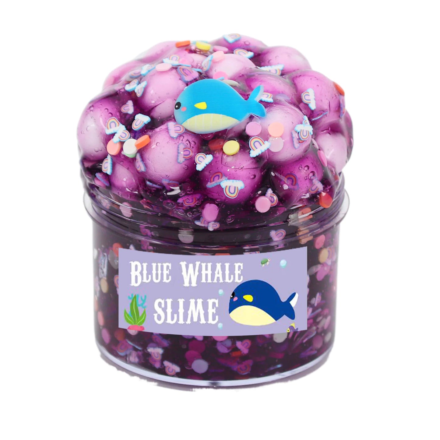 Ocean Crystal Mud Slime – Colorful Stress Relief Toy for Kids & Adults, Squishy Sensory Play for Fun, Relaxation & Anxiety Relief