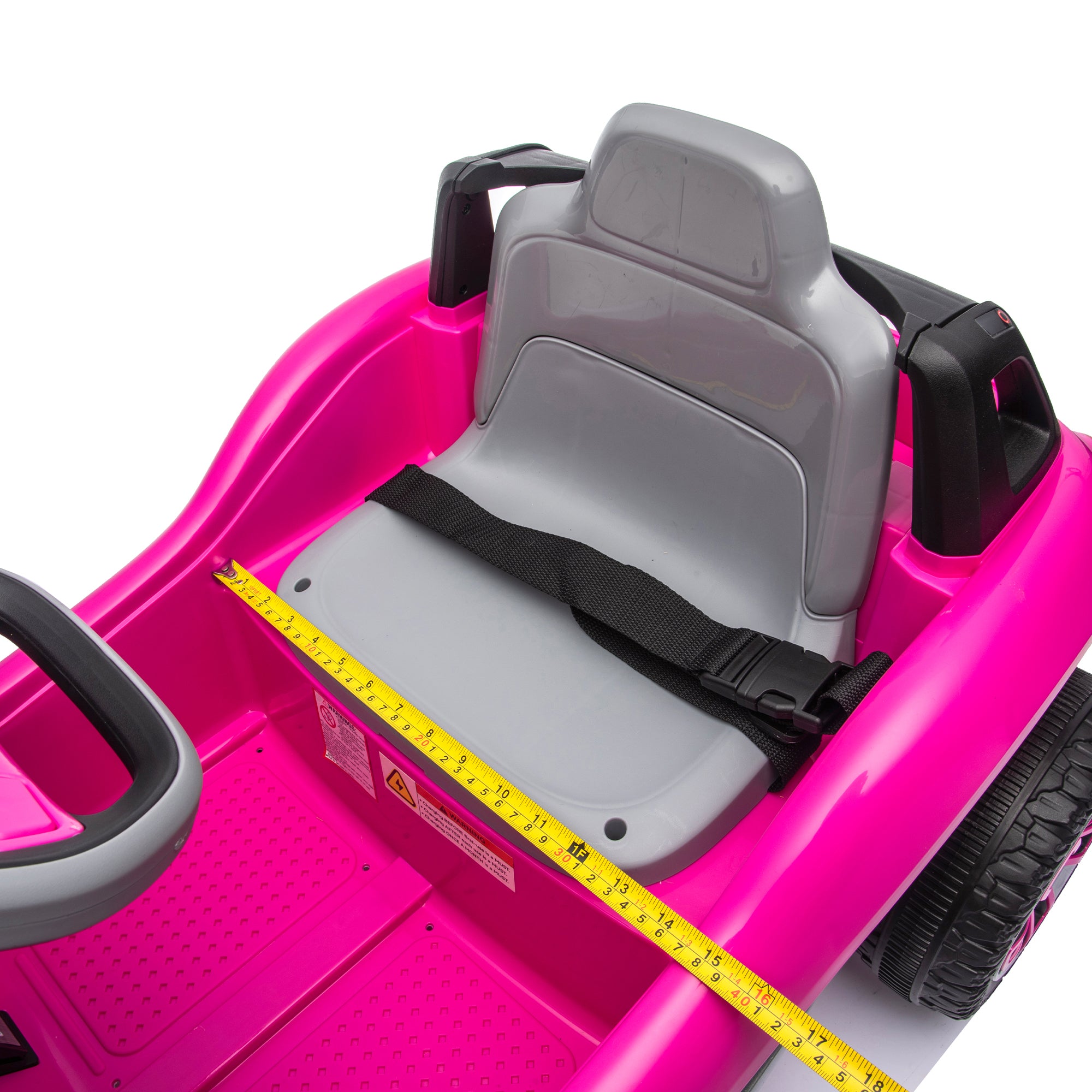 12V Licensed Volkswagen Beetle Kids Ride On Car, Pink