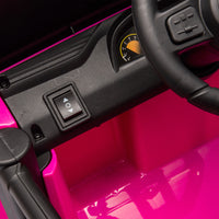 12V Kids Ride On Electric Car W/Parents Control,Dual drive, Four-wheel Suspension,With music,Bluetooth,MP3,USB,with headlights, steering wheel quick release,Slow start for Kids Aged 2-4. - The Little Big Store