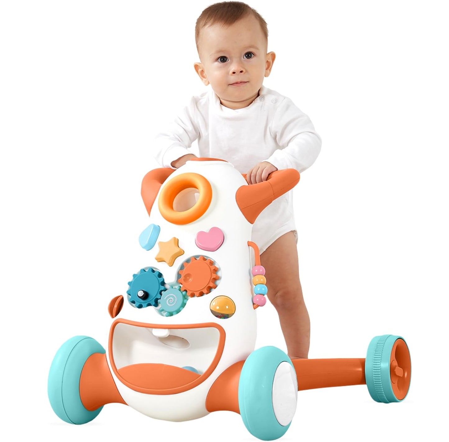 🚶‍♂️ KUB TumbleTrek™ Baby Push Walker 🍼✨