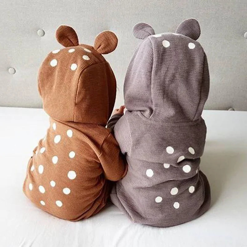 Baby Deer Hooded Jumpsuit - The Little Big Store