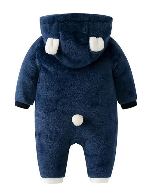 Baby Bear Hooded Jumpsuit - The Little Big Store