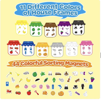 Colorful Magnetic Alphabet Learning Toys for Kids - Refrigerator Magnets Educational Game - The Little Big Store