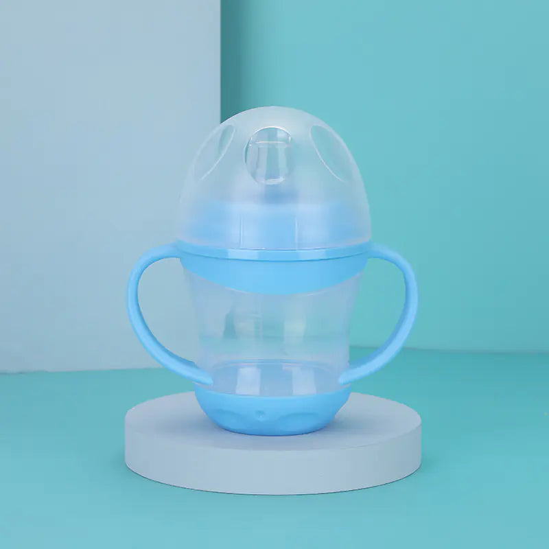 QuackSip™ Anti-Drip Baby Training Cup  Spill-Proof Sipper with Lid for Easy Learning!