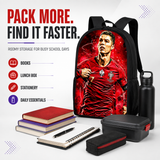 Kids football backpack storage benefits for school essentials