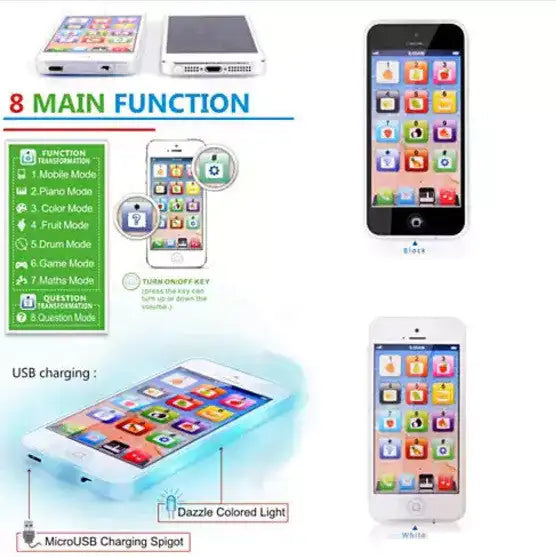 So Smart Toy Phone With 8 Fun And Learning Functions - The Little Big Store