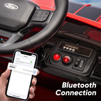 Exciting Red Ford-Shelby F-150 12V Electric Ride-On Truck for Kids with Remote Control - Perfect Adventure Toy for Ages 2-5!