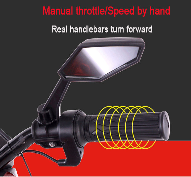 kids motorcycle 12V motorcycle for kids 3 4 5 6 years Boys Girls 12v7ah kids motorcycle ride on toy with Training Wheels/manual throttle/ drive by hand /Lighting wheels - The Little Big Store