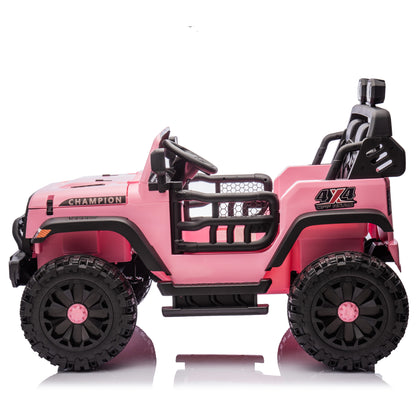 24V Two-seater Kids Ride On Electric Car W/parents control,Seat width 19.69in,400W motor,Four-wheel suspension,light&searchlight,USB,MP3,Bluetooth,Provide a speed of 1.86-4.35MPH for kids of 3+. - The Little Big Store
