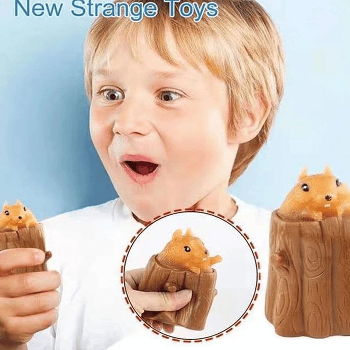 Squishy Funny Cute Animals Anti-stress Evil Squirrel - The Little Big Store