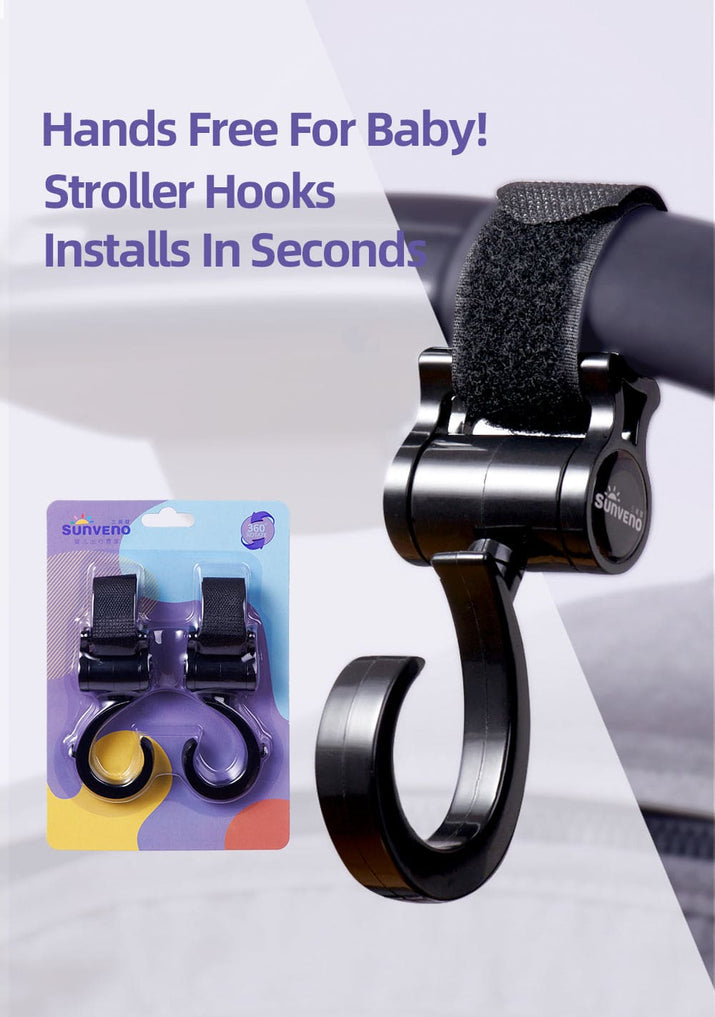 Universal Stroller Hooks 2 Pack - The Little Big Store