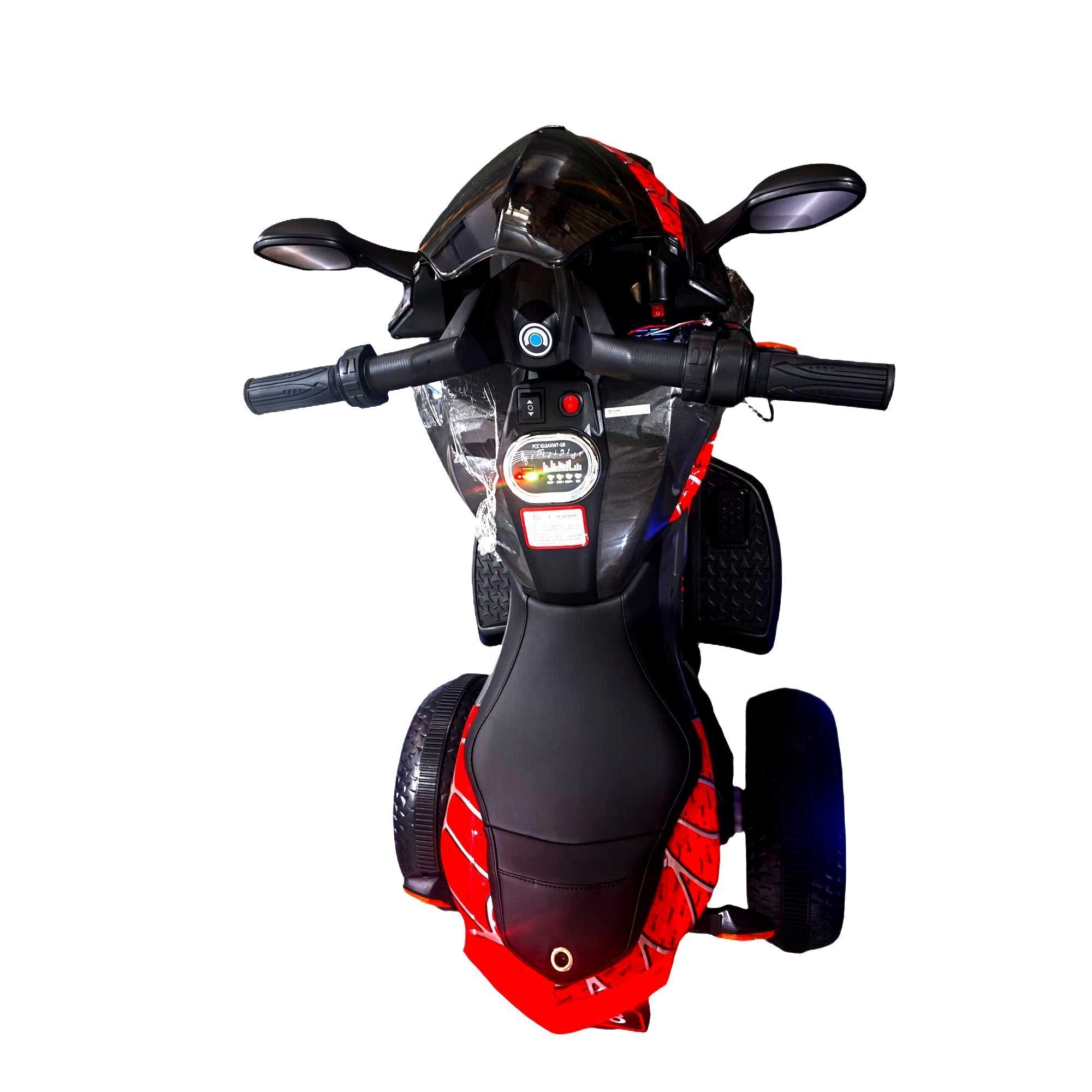 12V Kids Electric Ride-On Motorcycle with Light-Up Wheels | Battery Powered Motorbike for Ages 3–6