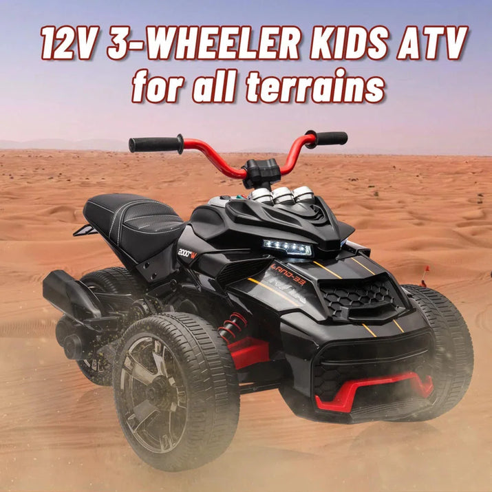 12V 3 Wheeler Ride on ATV Electric Motorcycle