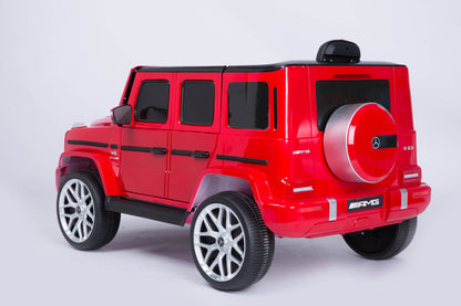licensed Mercedes-Benz G63 Kids Ride On Car,kids Electric Car with Remote Control 12V licensed children car Motorized Vehicles for Girls,Boys,gift , Music, Horn, Spring Suspension, Safety Lock - The Little Big Store