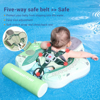 SplashVIP Baby Float: Ultimate Non-Inflatable Swim Trainer with Canopy - The Little Big Store