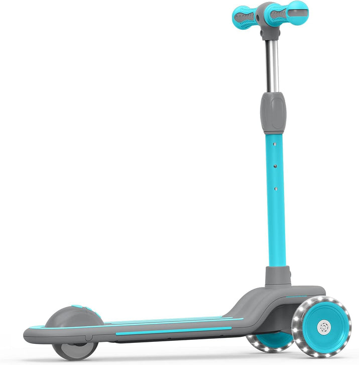 Gleam Kids Kick Scooter - Light Up Your Ride with LED Wheels, Adjustable Handlebar, and Enhanced Stability for Ages 3+