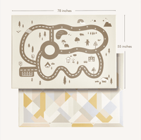 Tiny Land® Baby Playmat Urban Zoo Adventure - The Little Big Store