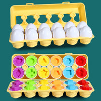 Matching Montessori Sensory Educational Eggs - The Little Big Store