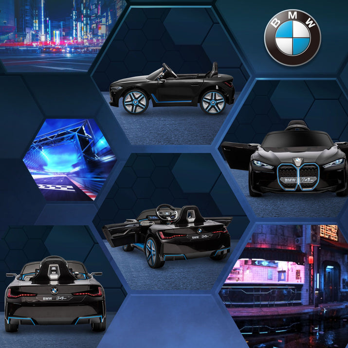 Collage of BMW cars with a cityscape background and BMW logo.